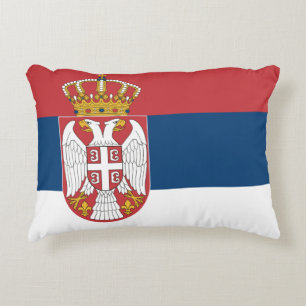 Cojín Decorativo Bandera de Serbia