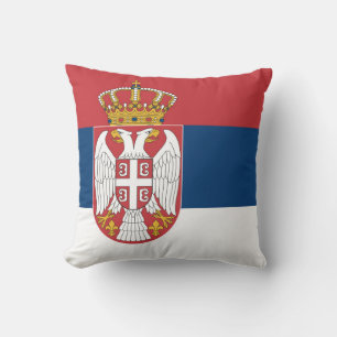 Cojín Decorativo Bandera de Serbia