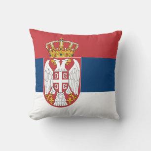 Cojín Decorativo Bandera de Serbia