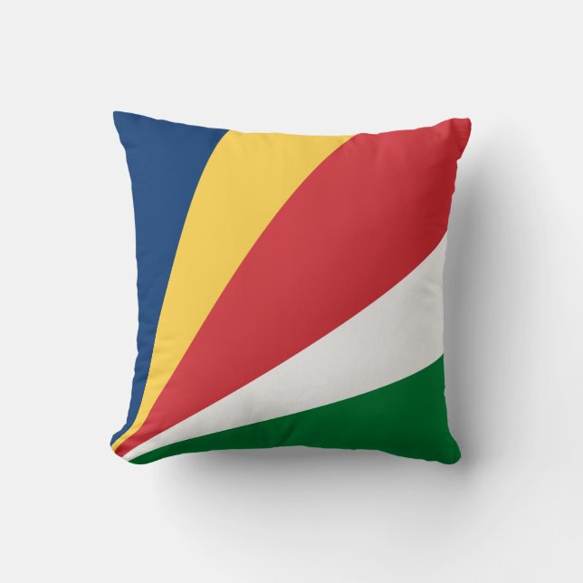 Cojín Decorativo Bandera de Seychelles (Anverso)