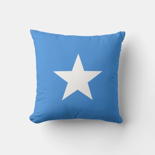 Cojín Decorativo Bandera de Somalia (Anverso)