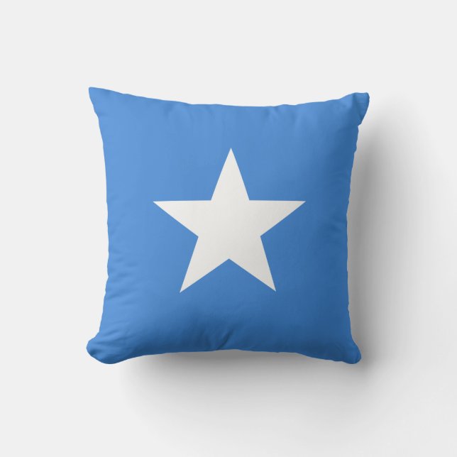 Cojín Decorativo Bandera de Somalia (somalí) (Anverso)