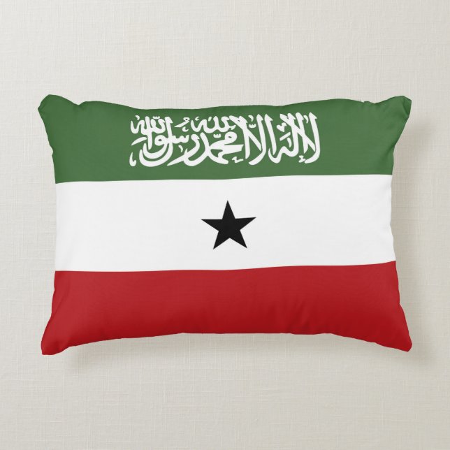 Cojín Decorativo Bandera de Somaliland (Anverso)