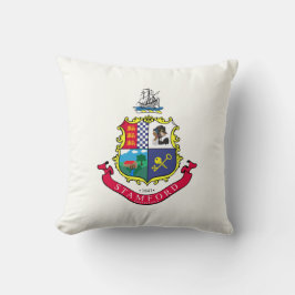 Cojín Decorativo Bandera de Stamford (Connecticut)