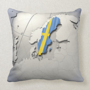 Cojín Decorativo Bandera de Suecia