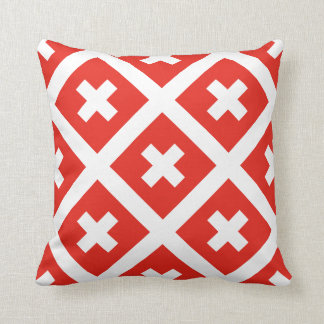 Cojín Decorativo Bandera de Suiza elegante patrón suizo