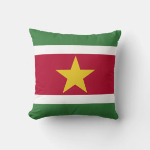 Cojín Decorativo Bandera de Surinam