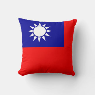Cojín Decorativo Bandera de Taiwán: República de China, Taipéi chin