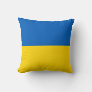 Cojín Decorativo Bandera de Ucrania en el MoJo Pillow estadounidens
