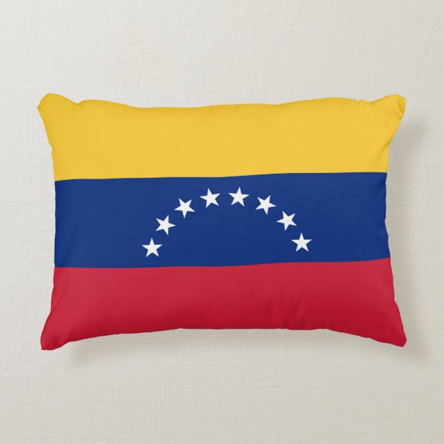Cojín Decorativo Bandera de Venezuela (Anverso)