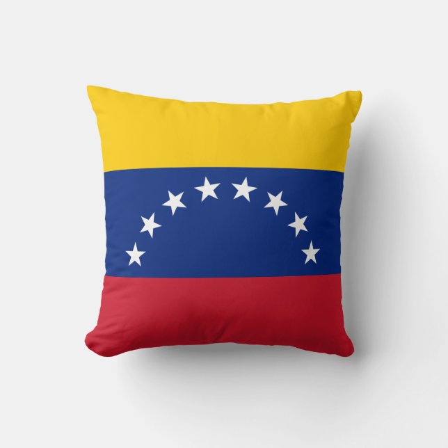Cojín Decorativo Bandera de Venezuela (Anverso)