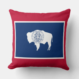 Cojín Decorativo Bandera de Wyoming