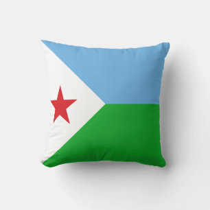 Cojín Decorativo Bandera de Yibuti
