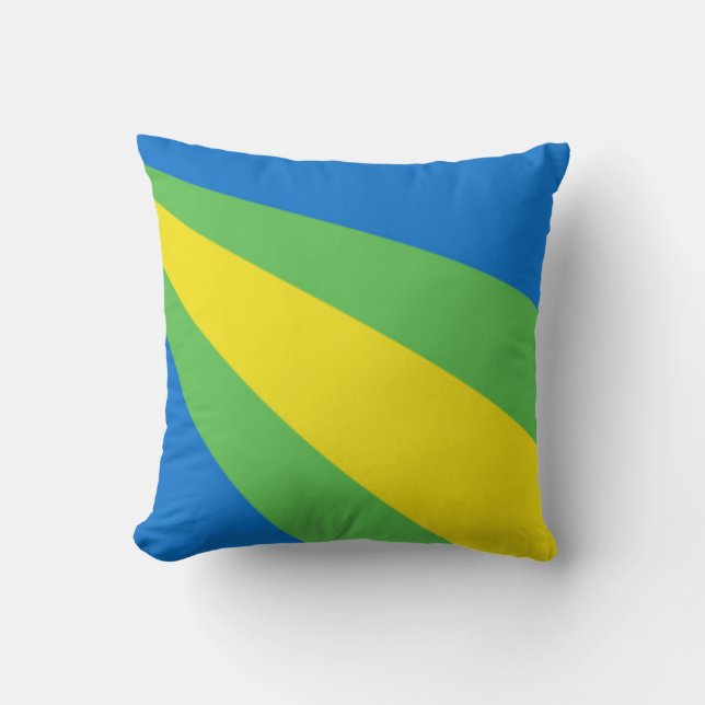 Cojín Decorativo Bandera de Zeewolde (Anverso)