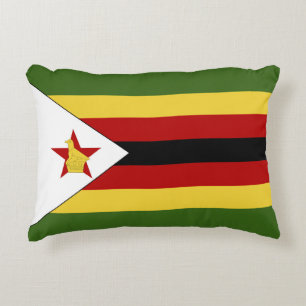 Cojín Decorativo Bandera de Zimbabue