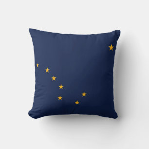Cojín Decorativo Bandera del Estado de Alaska MoJo Pillow
