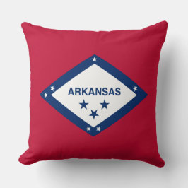 Cojín Decorativo Bandera del estado de Arkansas