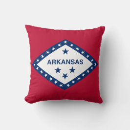 Cojín Decorativo Bandera del estado de Arkansas