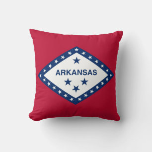 Cojín Decorativo Bandera del Estado de Arkansas MoJo Pillow