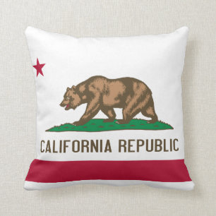 Cojín Decorativo Bandera del estado de California
