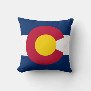 Cojín Decorativo Bandera del estado de Colorado