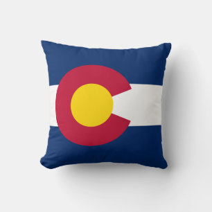 Cojín Decorativo Bandera del estado de Colorado