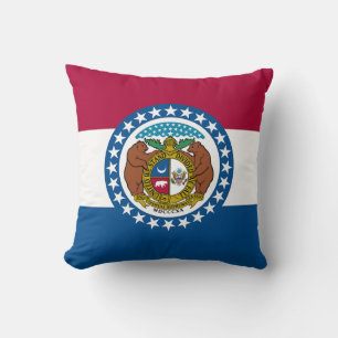 Cojín Decorativo Bandera del estado de Missouri