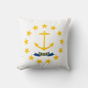 Cojín Decorativo Bandera del estado de Rhode Island