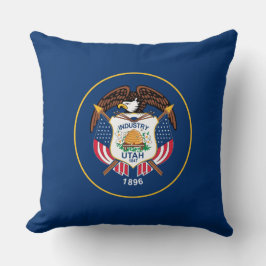 Cojín Decorativo Bandera del Estado de Utah