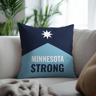 Cojín Decorativo Bandera del nuevo estado rebelde de Minnesota