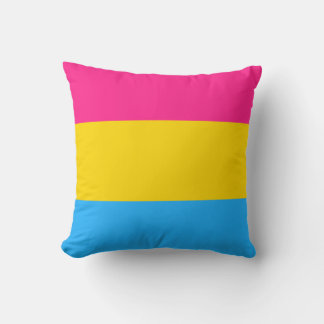 Cojín Decorativo Bandera del orgullo pansexual LGBTQ