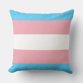 Cojín Decorativo Bandera del Orgullo Trans (Orgullo Transgénero)