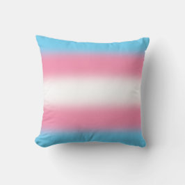 Cojín Decorativo Bandera del Orgullo Transgénero Gradiente - Bander