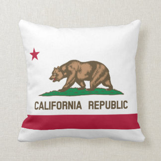 Cojín Decorativo Bandera del tiro de California