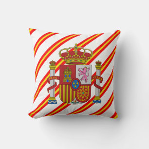 Cojín Decorativo Bandera española de las rayas