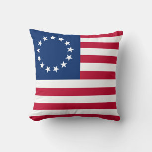 Cojín Decorativo Bandera estadounidense de Betsy Ross
