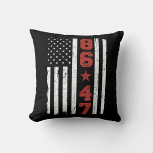 Cojín Decorativo Bandera estadounidense retro vintage 86 47 anti Tr