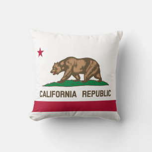 Cojín Decorativo Bandera estatal de California