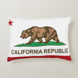 Cojín Decorativo Bandera estatal de California, Estados Unidos