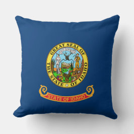 Cojín Decorativo Bandera estatal de Idaho