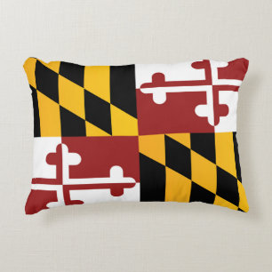 Cojín Decorativo Bandera estatal de Maryland, Estados Unidos