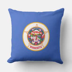 Cojín Decorativo Bandera estatal de Minnesota