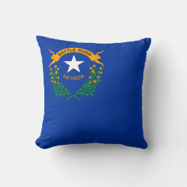 Cojín Decorativo Bandera Estatal de Nevada