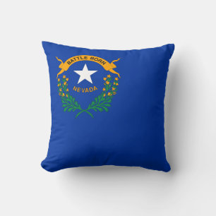 Cojín Decorativo Bandera Estatal de Nevada