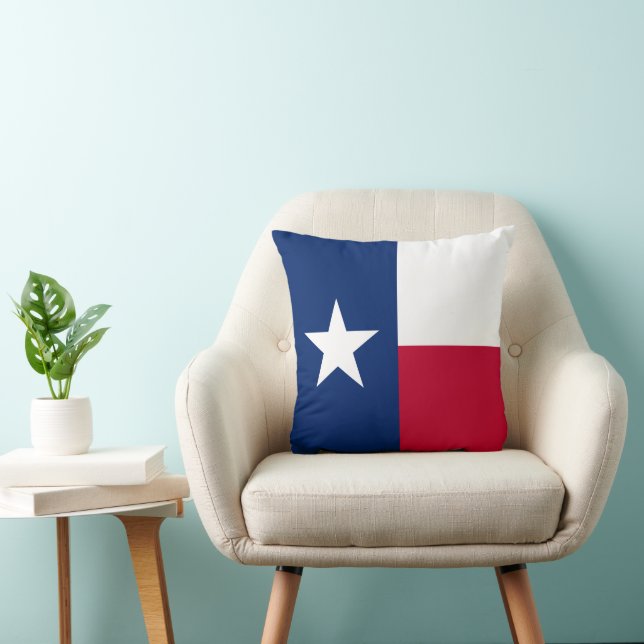 Cojín Decorativo Bandera Estatal de Texas (Silla)