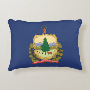 Cojín Decorativo Bandera estatal de Vermont, Estados Unidos