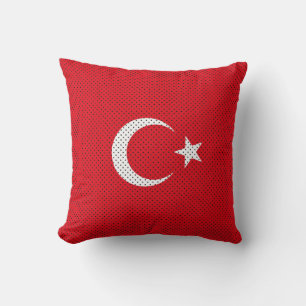 Cojín Decorativo Bandera estilizada de Turquía