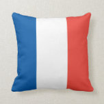 Cojín Decorativo Bandera francesa<br><div class="desc">Almohada con la bandera de Francia. ¡Ideal para los francotiradores,  los partidos de fútbol o un fiesta del Día de la Bastilla,  14 de julio! ¡Vive la Francia!</div>