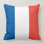 Cojín Decorativo Bandera francesa<br><div class="desc">Almohada con la bandera de Francia. ¡Ideal para los francotiradores,  los partidos de fútbol o un fiesta del Día de la Bastilla,  14 de julio! ¡Vive la Francia!</div>