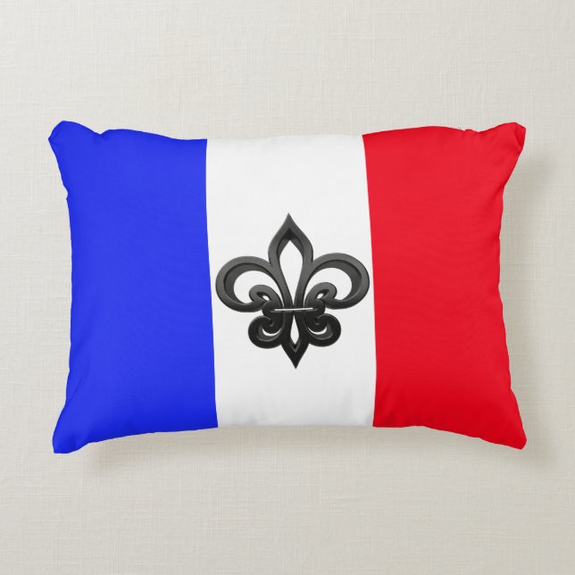 Cojín Decorativo Bandera francesa (Anverso)